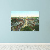 Buiten Uitzicht van Longmees House Canvas Afdruk (Insitu (Houten vloer))