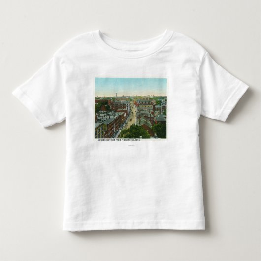 Buiten Uitzicht van Longmees House Kinder Shirts (Voorkant)