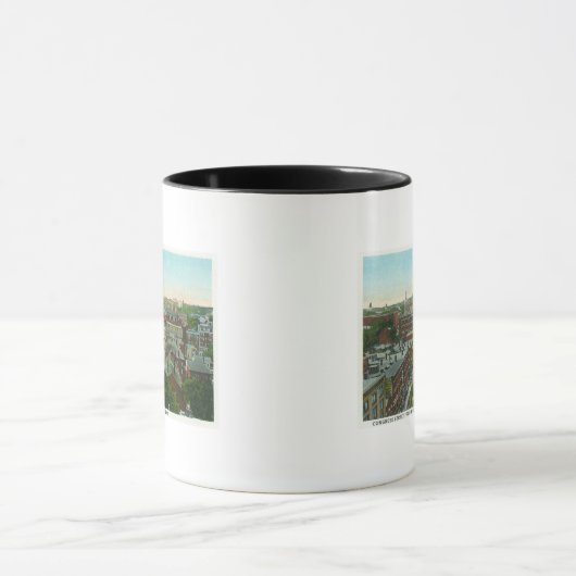 Buiten Uitzicht van Longmees House Mok (Midden)