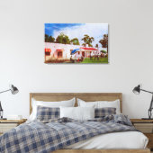 Buiten Uitzicht van Los Serranos Golf en Land Canvas Afdruk (Insitu (Slaapkamer))