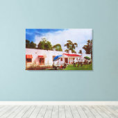 Buiten Uitzicht van Los Serranos Golf en Land Canvas Afdruk (Insitu (Houten vloer))