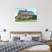 Buiten Uitzicht van Myles Standish House Canvas Afdruk (Insitu (Slaapkamer))