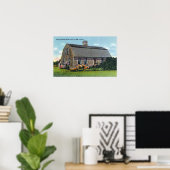 Buiten Uitzicht van Myles Standish House Poster (Thuiskantoor)