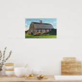 Buiten Uitzicht van Myles Standish House Poster (Keuken)