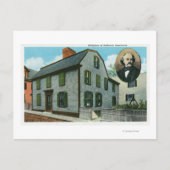 Buiten Uitzicht van Nathaniel Hawthorne's Briefkaart (Voorkant)