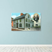 Buiten Uitzicht van Nathaniel Hawthorne's Canvas Afdruk (Insitu (Houten vloer))