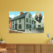 Buiten Uitzicht van Nathaniel Hawthorne's Canvas Afdruk (Insitu (Woonkamer))