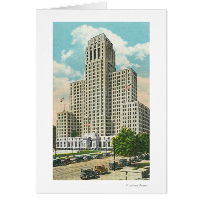 Buiten Uitzicht van NY State Kantoor Bldg (Voorkant)
