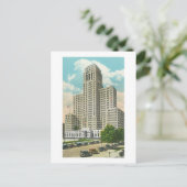 Buiten Uitzicht van NY State Kantoor Bldg Briefkaart (Staand voorkant)