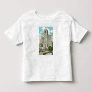Buiten Uitzicht van NY State Kantoor Bldg Kinder Shirts