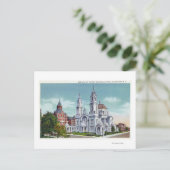 Buiten Uitzicht van Onze Vrouwe Nat'l Briefkaart (Staand voorkant)