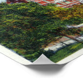 Buiten Uitzicht van Onze Vrouwe Nat'l Poster (Hoek)