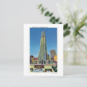 Buiten Uitzicht van RCA Bldg, Rockefeller Center Briefkaart (Staand voorkant)