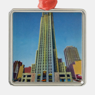 Buiten Uitzicht van RCA Bldg, Rockefeller Center Metalen Ornament