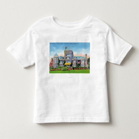Buiten Uitzicht van S. Estate Mansion volgen op Kinder Shirts (Voorkant)