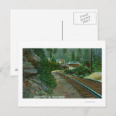 Buiten Uitzicht van Shasta Retreat van de spoorweg Briefkaart (Voorkant / Achterkant)