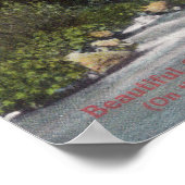 Buiten Uitzicht van Shasta RetreatMt. Shasta, CA Poster (Hoek)