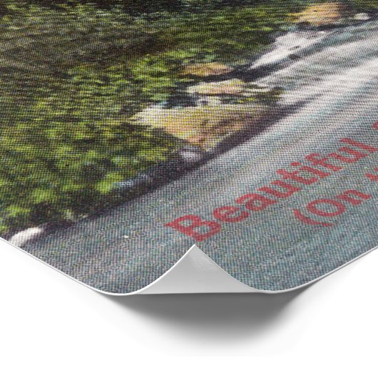 Buiten Uitzicht van Shasta RetreatMt. Shasta, CA Poster (Hoek)