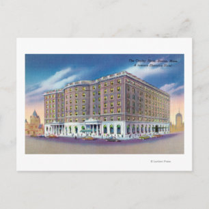 Buiten Uitzicht van Sheraton Hotel in Copley Briefkaart