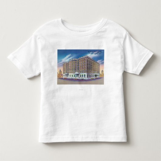 Buiten Uitzicht van Sheraton Hotel in Copley Kinder Shirts (Voorkant)