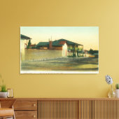 Buiten Uitzicht van Sherman & Halleck Quarters Canvas Afdruk (Insitu (Woonkamer))