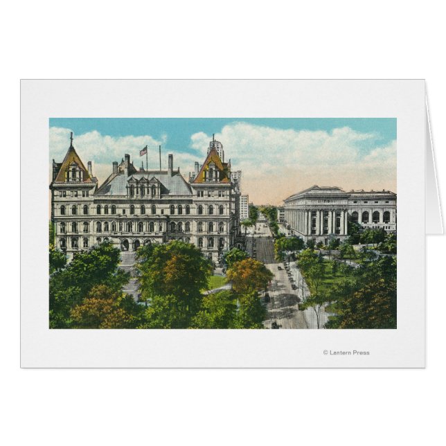 Buiten Uitzicht van staatskapitaal en onderwijs (Voorkant Horizontaal)