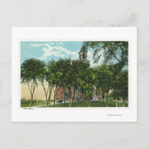 Buiten Uitzicht van stadhuis 2 Briefkaart