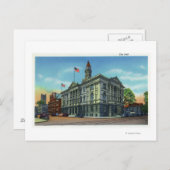 Buiten Uitzicht van stadhuis 3 Briefkaart (Voorkant / Achterkant)