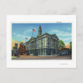 Buiten Uitzicht van stadhuis 3 Briefkaart (Voorkant)