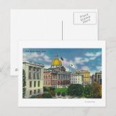 Buiten Uitzicht van State House Briefkaart (Voorkant / Achterkant)