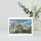 Buiten Uitzicht van State House Briefkaart (Staand voorkant)