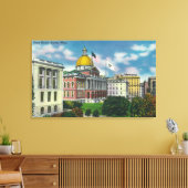 Buiten Uitzicht van State House Canvas Afdruk (Insitu (Woonkamer))