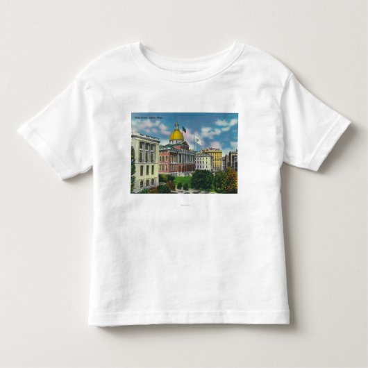 Buiten Uitzicht van State House Kinder Shirts (Voorkant)