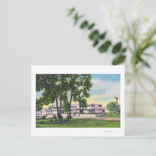 Buiten Uitzicht van Tam O'Shanter Country Club Briefkaart (Staand voorkant)