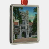 Buiten Uitzicht van Taylor Hall, Vassar College Metalen Ornament (Rechts)