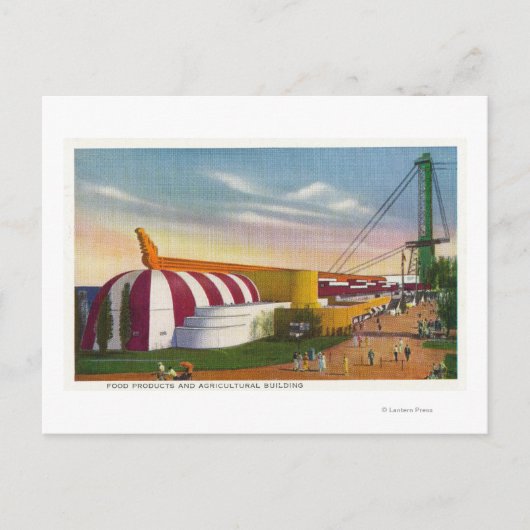 Buiten Uitzicht van voedsel- en landbouwbldg Briefkaart (Voorkant)