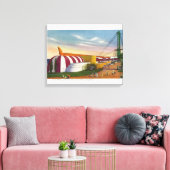 Buiten Uitzicht van voedsel- en landbouwbldg Canvas Afdruk (Insitu (Woonkamer))