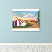 Buiten Uitzicht van voedsel- en landbouwbldg Canvas Afdruk (Insitu (Houten vloer))