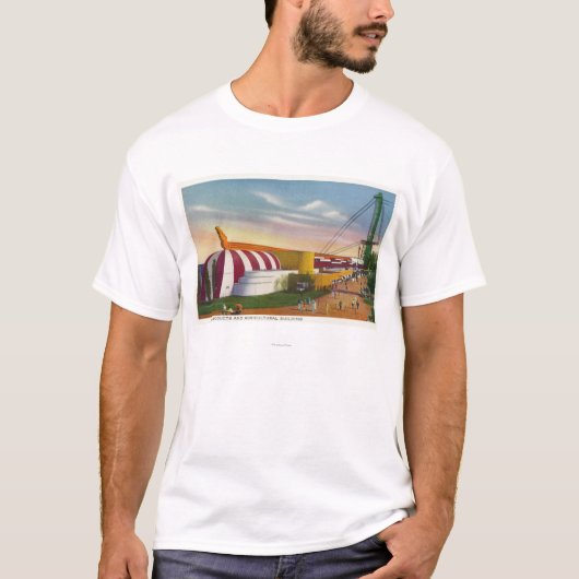 Buiten Uitzicht van voedsel- en landbouwbldg T-shirt (Voorkant)