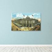 Buiten Uitzicht Zuid-station # 3 Canvas Afdruk (Insitu (Houten vloer))