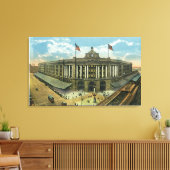 Buiten Uitzicht Zuid-station # 3 Canvas Afdruk (Insitu (Woonkamer))