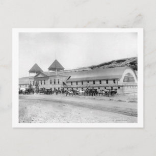 Buiten van de grootste Plunge Bath Briefkaart