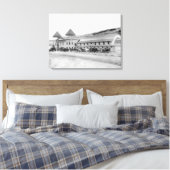 Buiten van de grootste Plunge Bath Canvas Afdruk (Insitu (Slaapkamer))