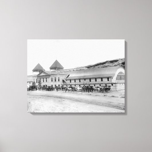 Buiten van de grootste Plunge Bath Canvas Afdruk (Voorkant)