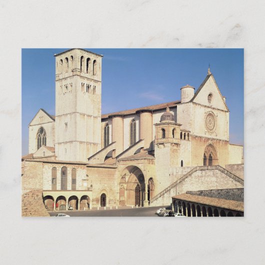 Buiten van de Hoger en de Lagerkerk, 1228-53 Briefkaart (Voorkant)