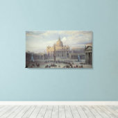 Buiten van St. Peter's Canvas Afdruk (Insitu (Houten vloer))