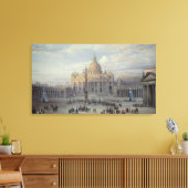 Buiten van St. Peter's Canvas Afdruk (Insitu (Woonkamer))