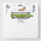 Buiten Vierkante Klok (Voorkant)