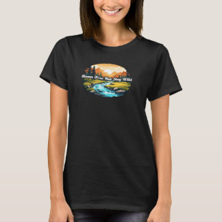 Buiten Wandelen Avontuur. Zwerfvrij maar S T-shirt