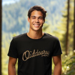 Buiten Wandelen Camping Avontuur Lover T-shirt<br><div class="desc">Verhoog je outdoorstijl met ons "Outdoorsy" zware t-shirt. Ontworpen voor avontuurlijke liefhebbers, is dit t-shirt ideaal voor kamperen, wandelen en bergbeklimmers. Laat iedereen weten dat de bergen roepen, en je moet gaan. Gemaakt voor duurzaamheid en comfort, het is ideaal voor granola-liefhebbende natuur liefhebbers en laten we de grote buitenlucht in...</div>